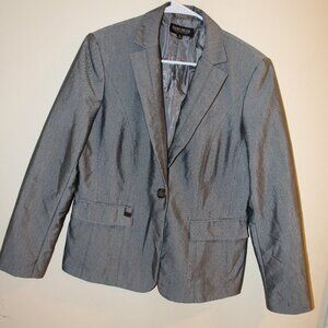 John Meyer Collection Gray Blazer Women’s Size 8 Petite Career Jacket